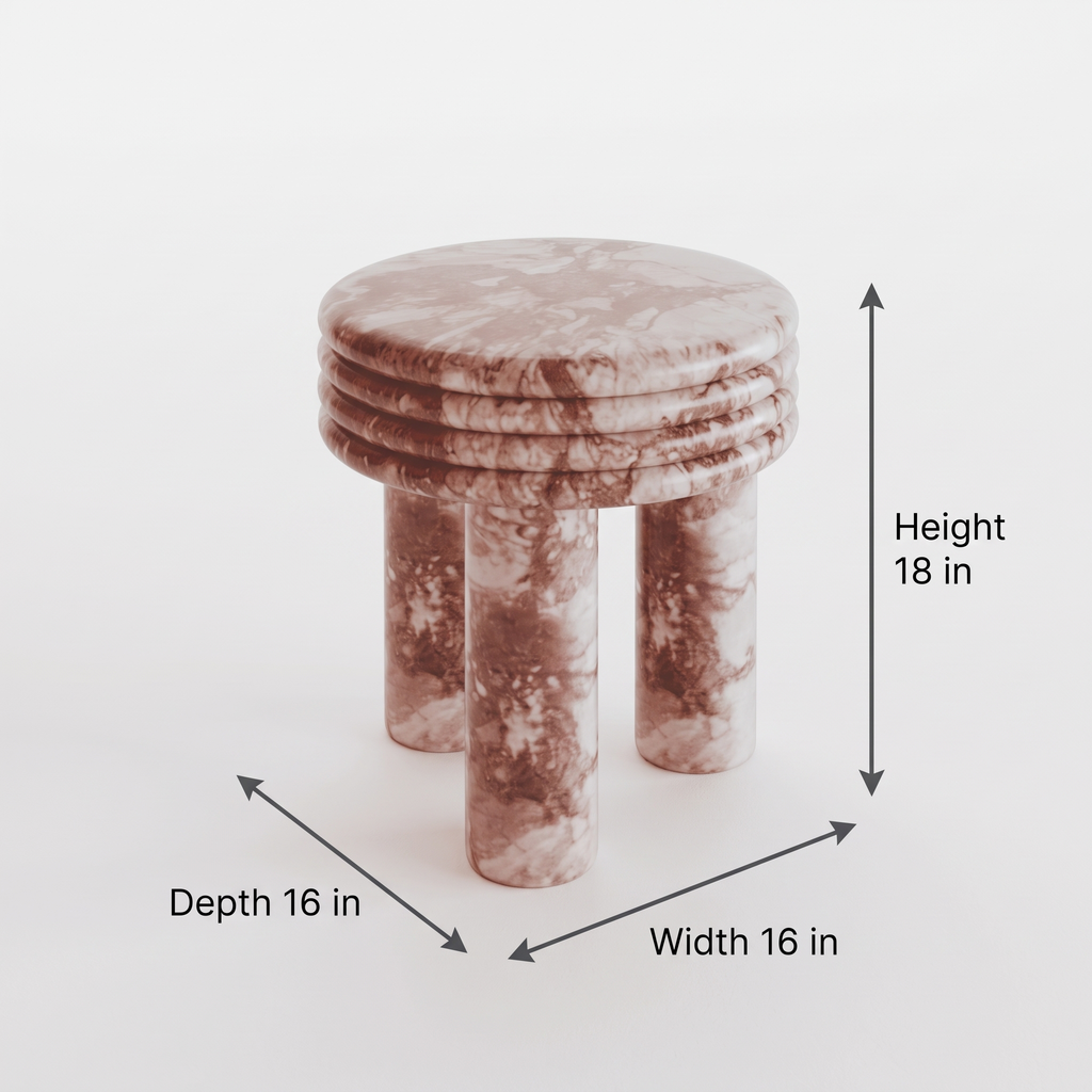 Ember Vale End Table — Dimensions