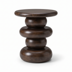 Ember Cove End Table — White background angle 1