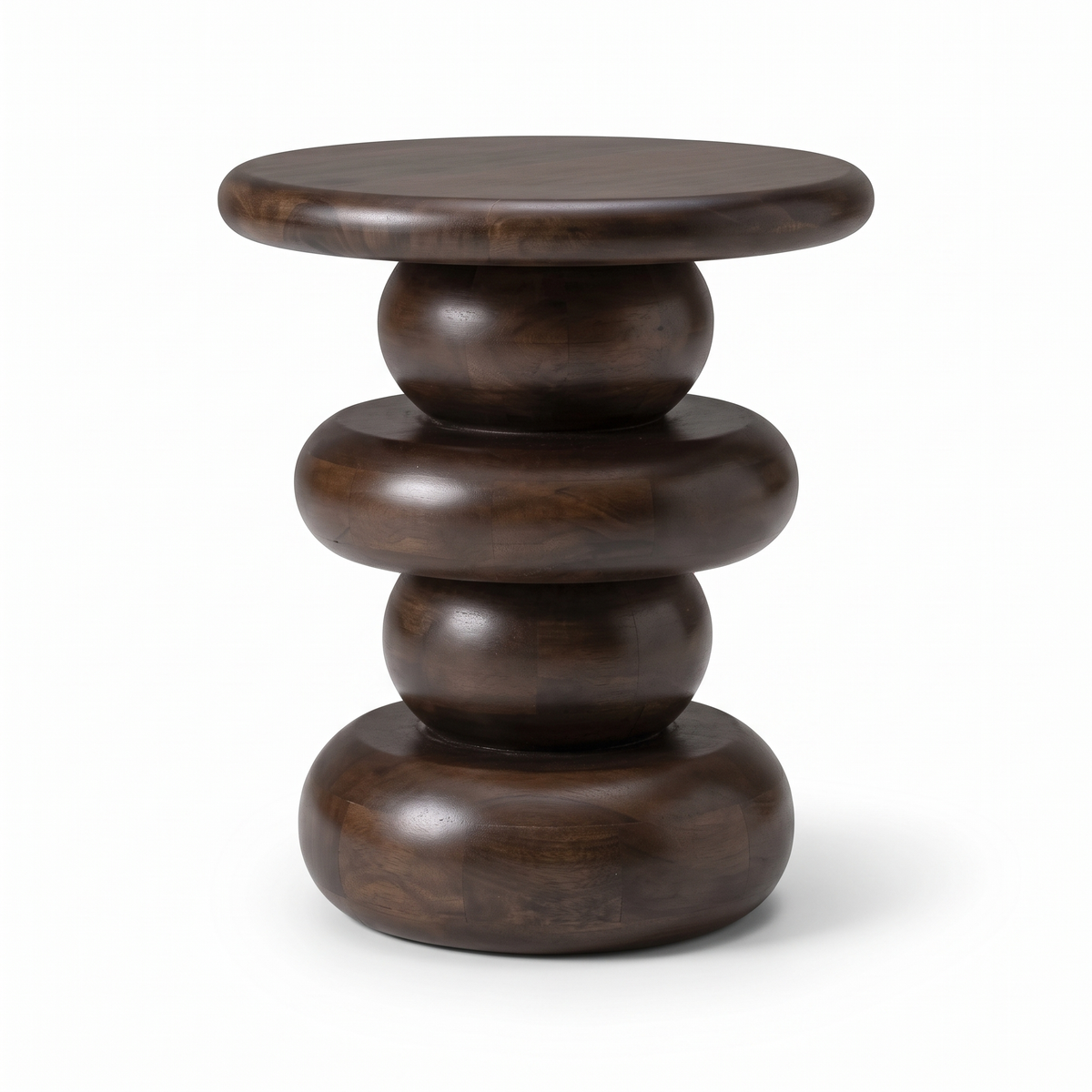 Ember Cove End Table — White background angle 1