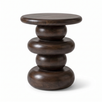 Ember Cove End Table — White background angle 2