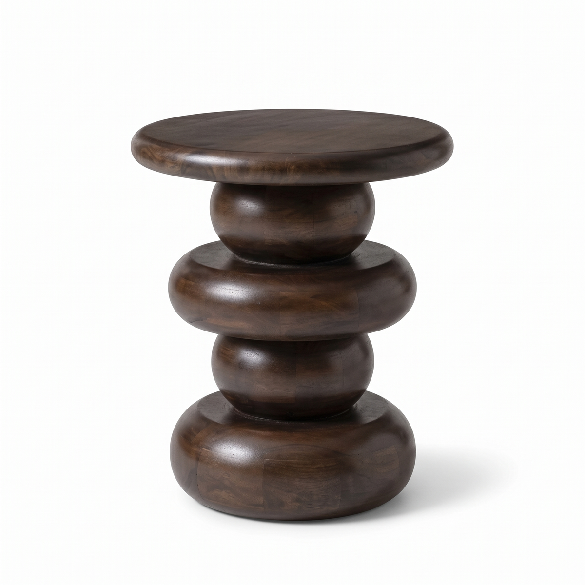 Ember Cove End Table — White background angle 3