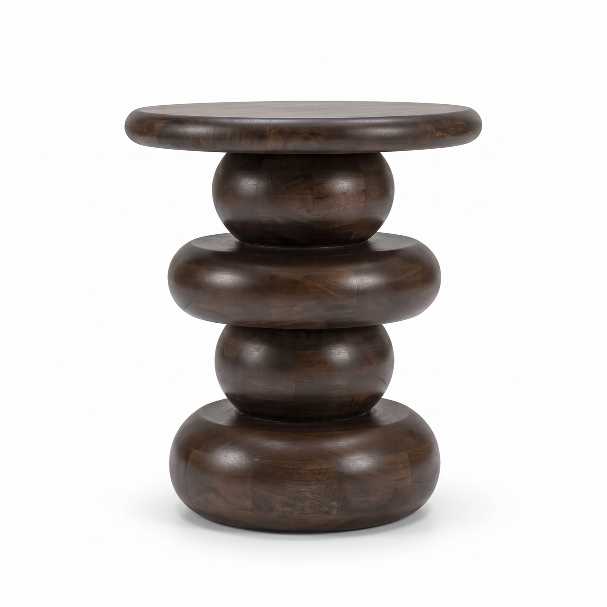 Ember Cove End Table — White background angle 4