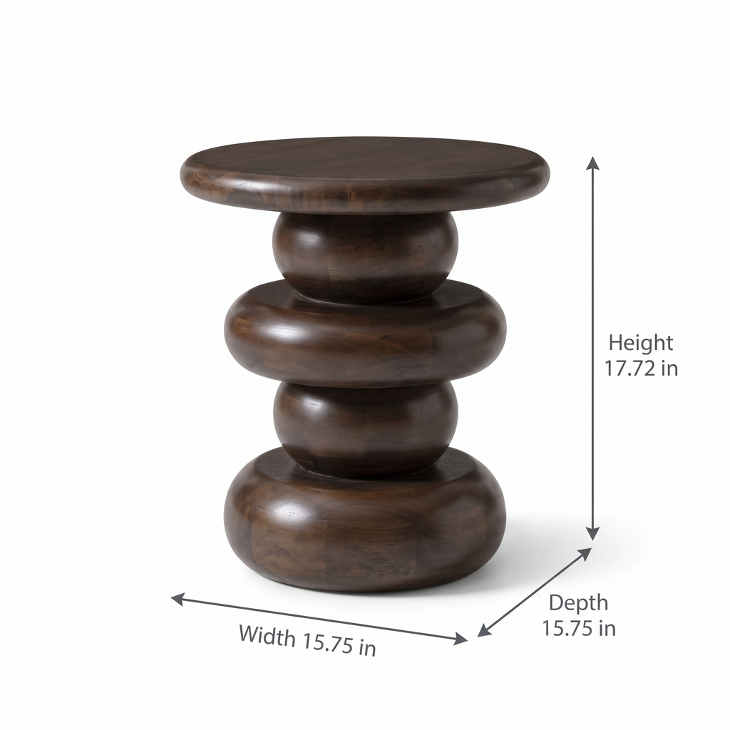 Ember Cove End Table — Dimensions