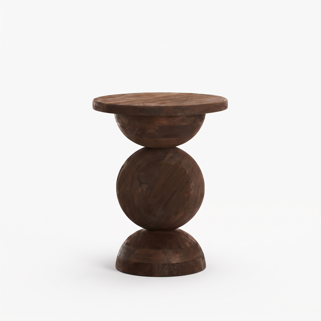 Ember Grove End Table — White background angle 1