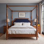 Ember Fern Poster Bed — main lifestyle hero