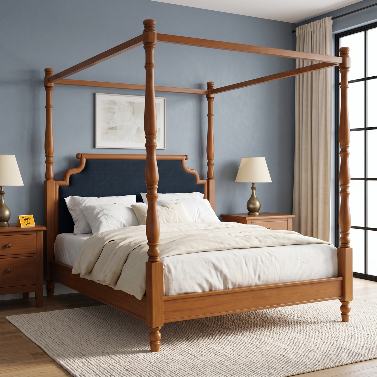 Ember Fern Poster Bed — Lifestyle angle 2
