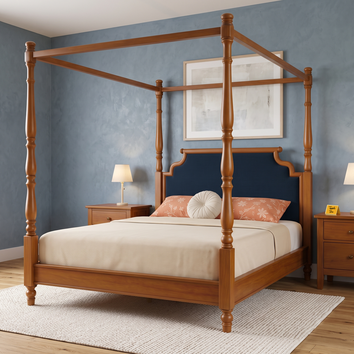 Ember Fern Poster Bed — Lifestyle angle 3