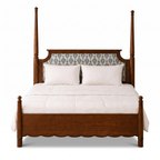 Fernhaven Vale Poster Bed — White background angle 4