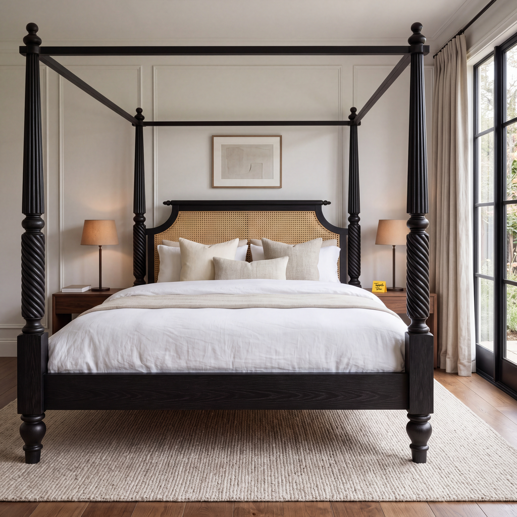 Fernhaven Grove Poster Bed — main lifestyle hero