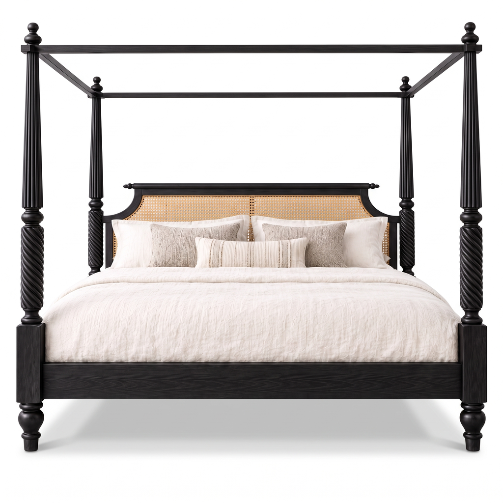 Fernhaven Grove Poster Bed — White background angle 1