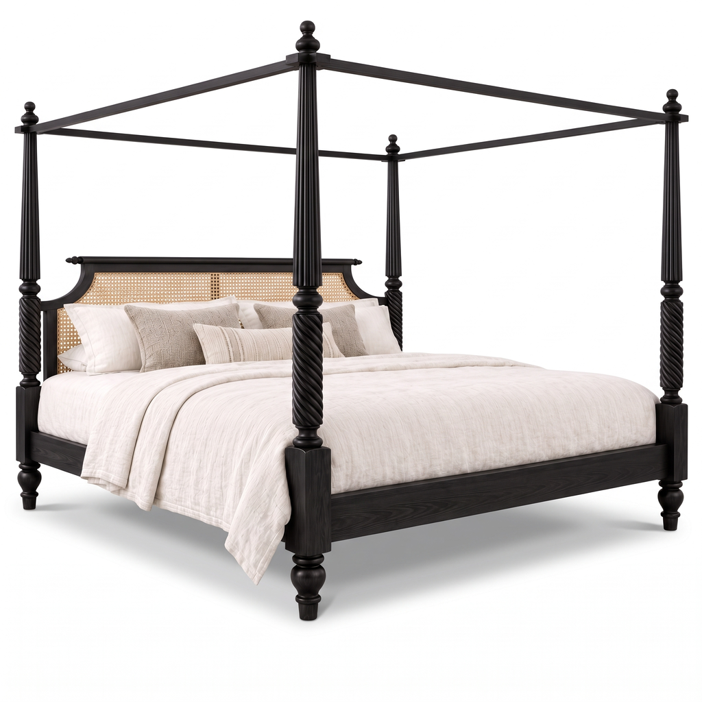 Fernhaven Grove Poster Bed — White background angle 2