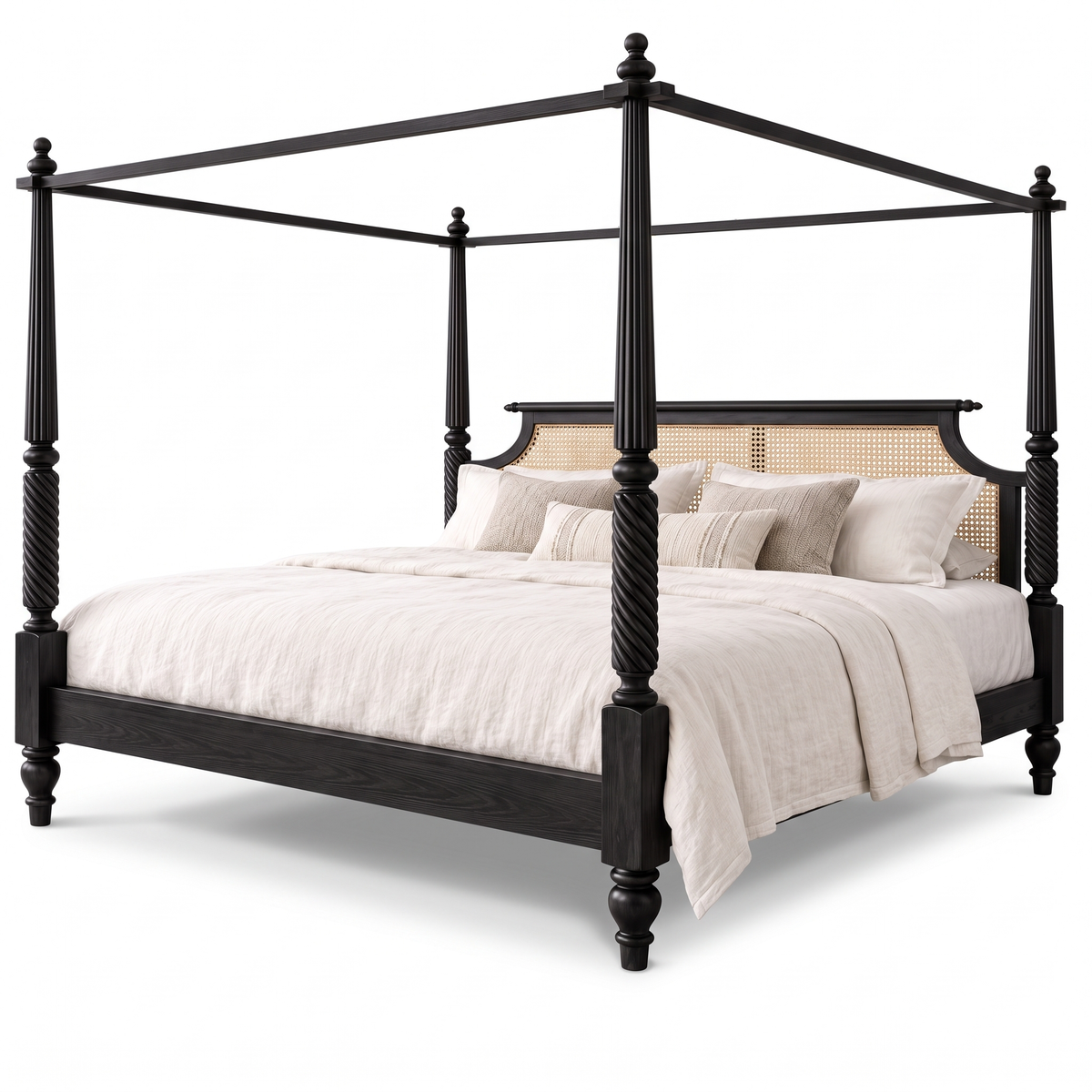 Fernhaven Grove Poster Bed — White background angle 3