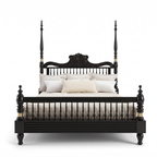 Fernhaven Haven King Poster Bed — White background angle 1