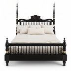 Fernhaven Haven King Poster Bed — White background angle 4
