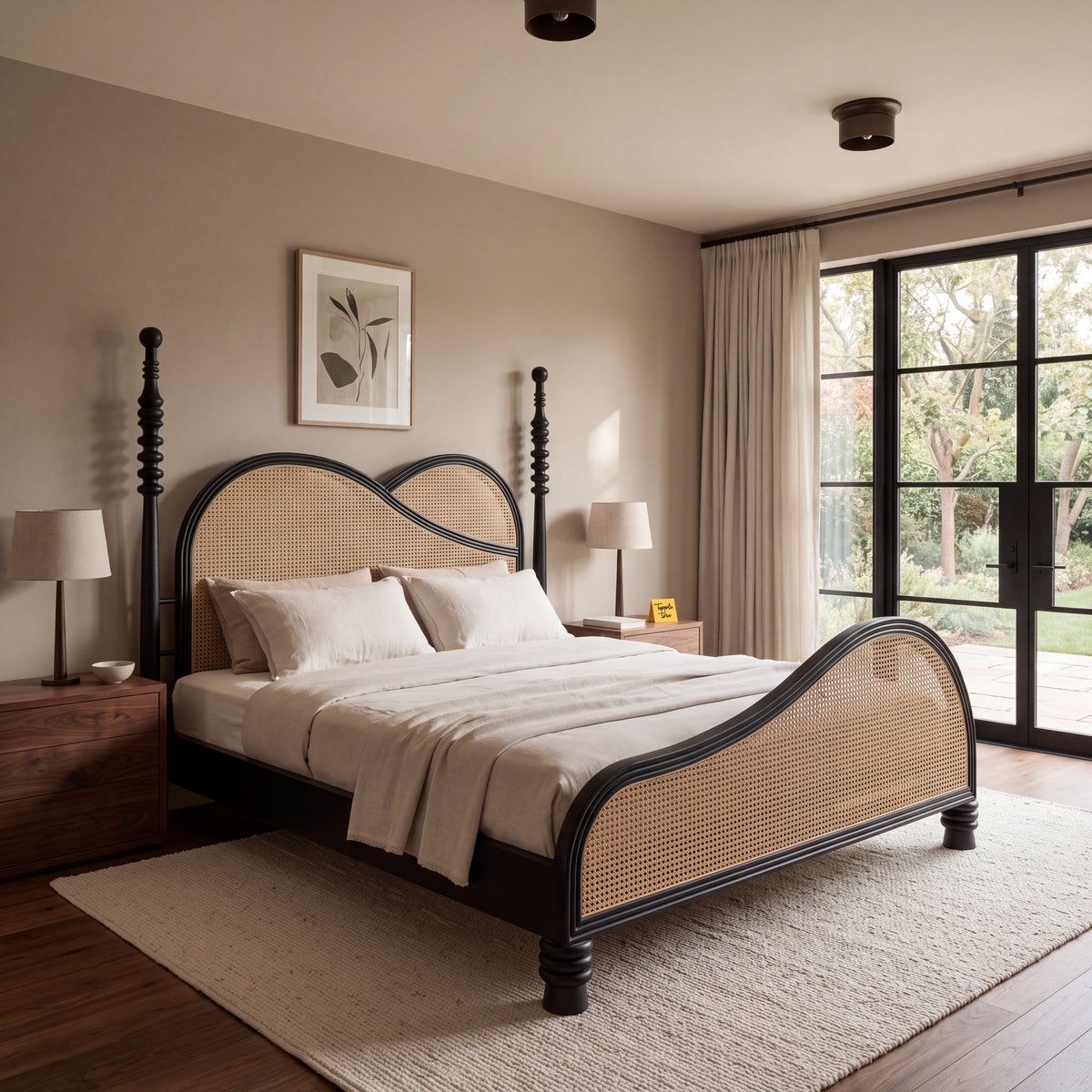 Fernhaven Ridge Poster Bed — main lifestyle hero