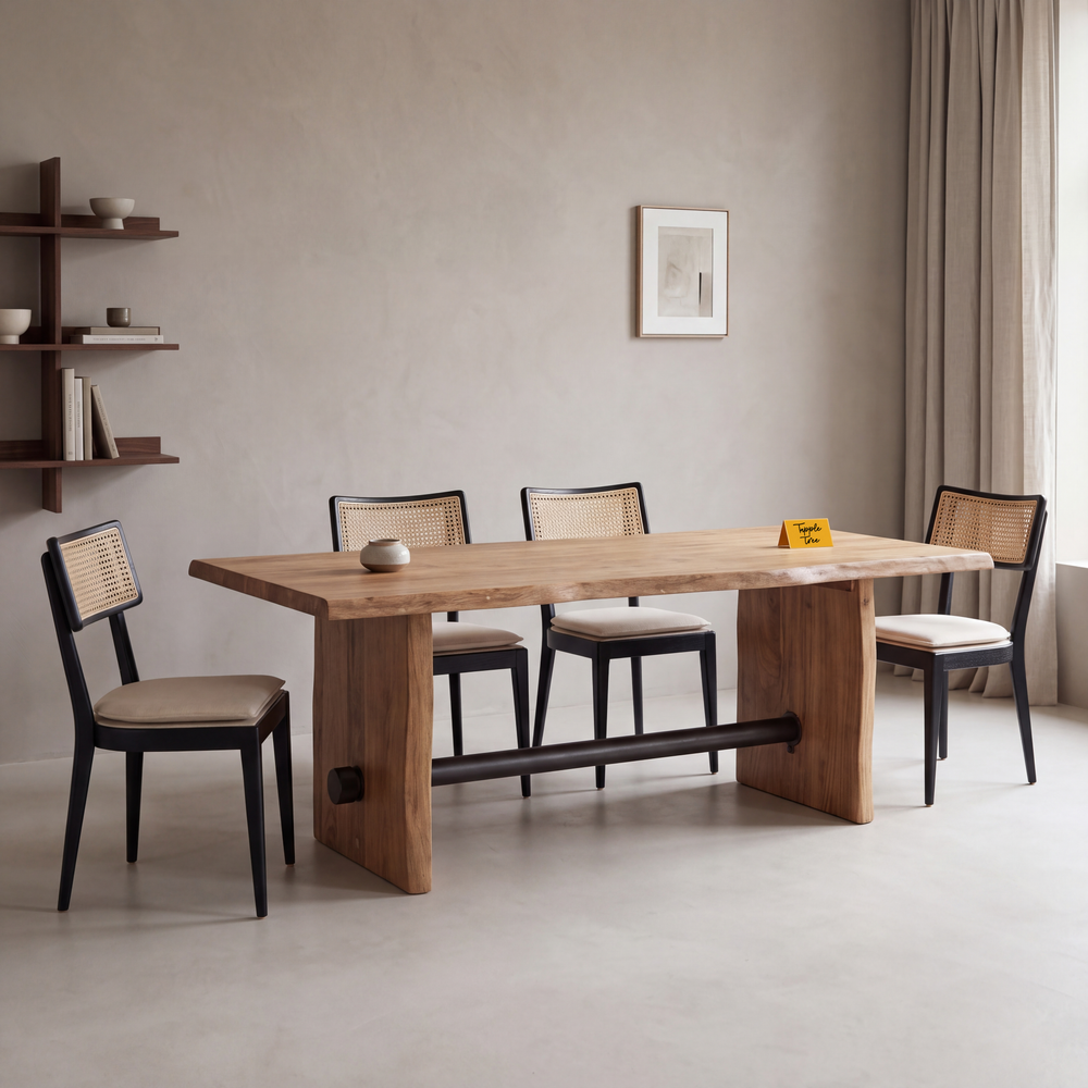 Rustic Beam Dining Table Dining Table — main lifestyle hero