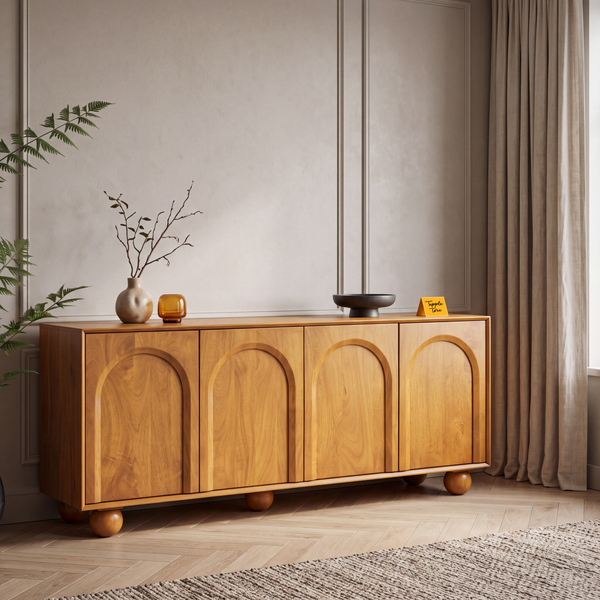Aurevon Arch 4-Door Sideboard — main lifestyle hero