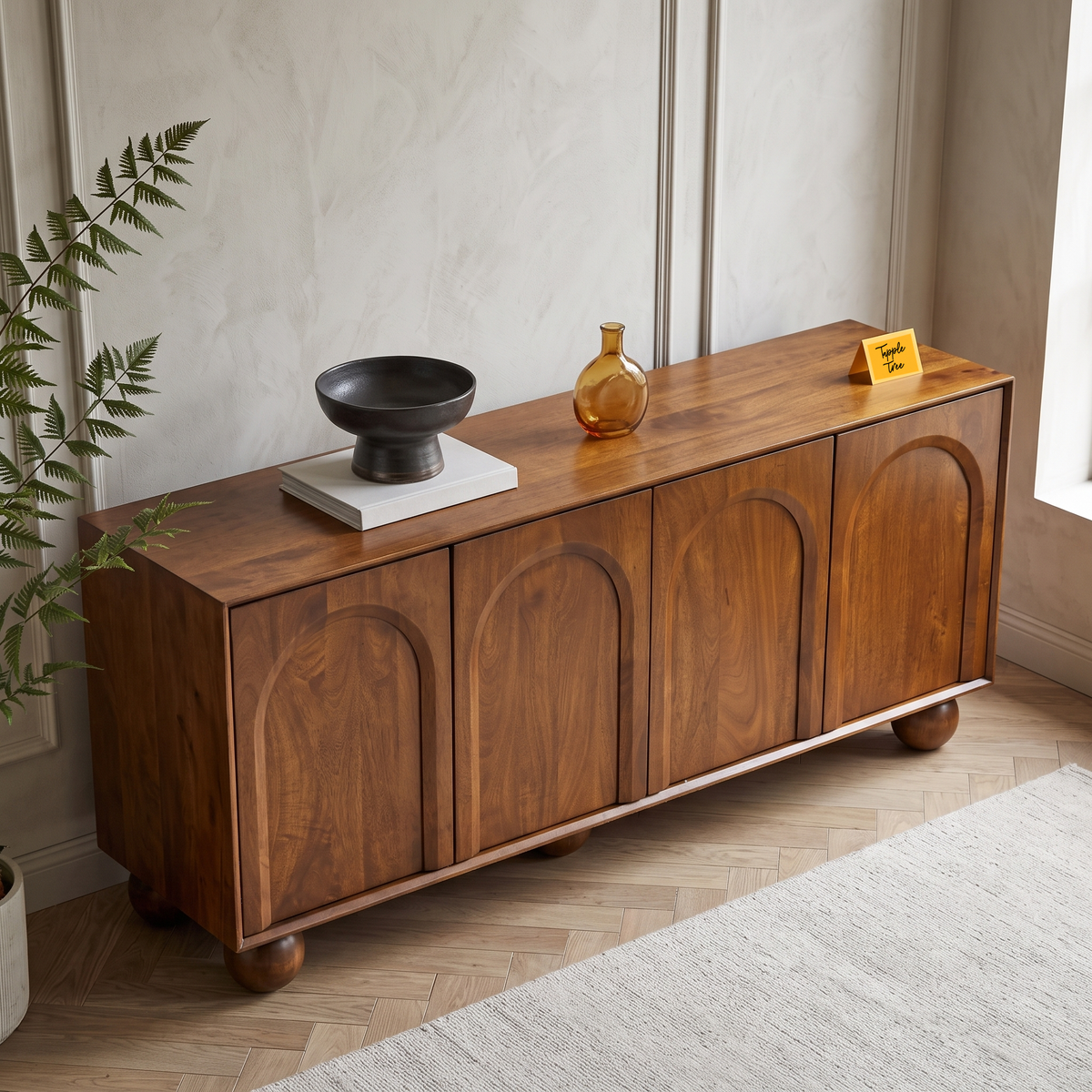 Aurevon Arch 4-Door Sideboard — Lifestyle angle 4