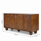 Aurevon Arch 4-Door Sideboard — Dimensions