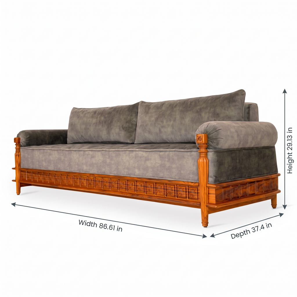 Iver Vale Sofa — Dimensions
