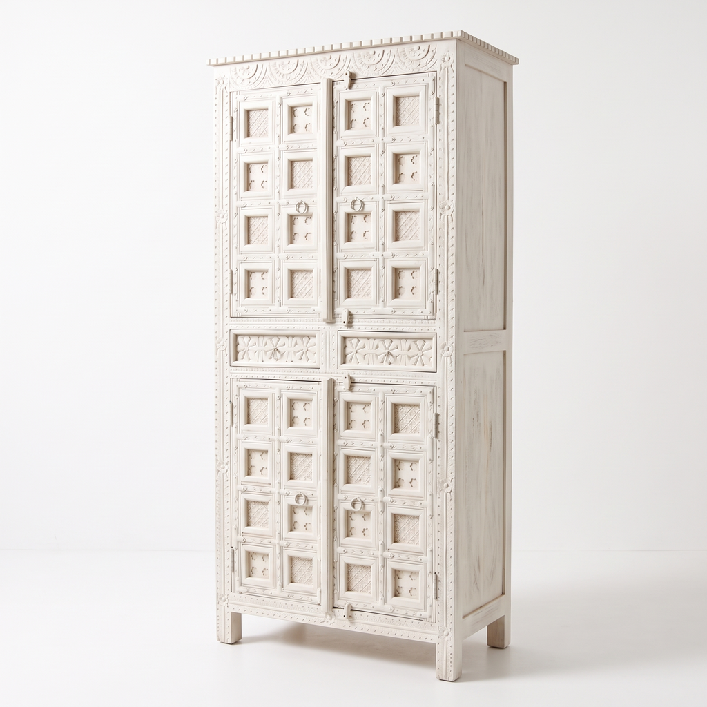 Kestrel Meadow Wardrobe — White background angle 3