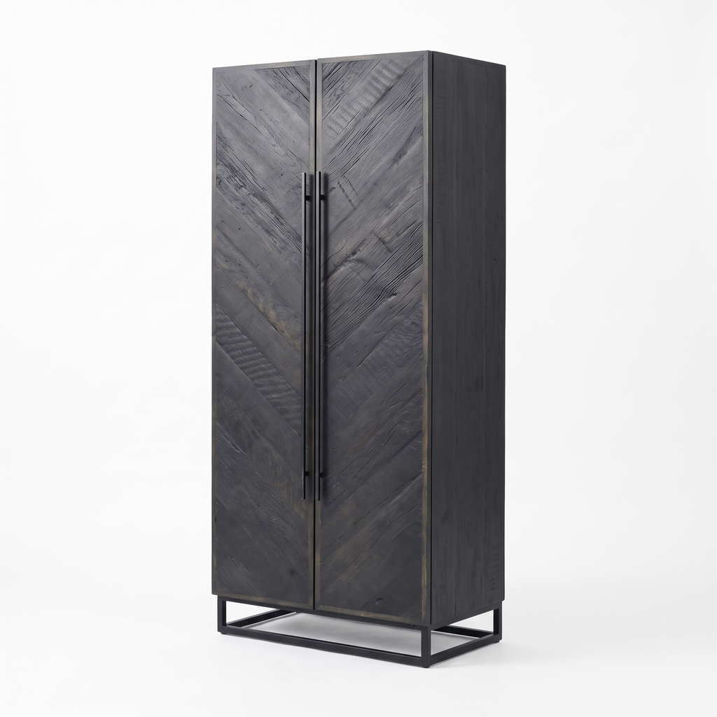 Linden Vale Wardrobe — White background angle 3