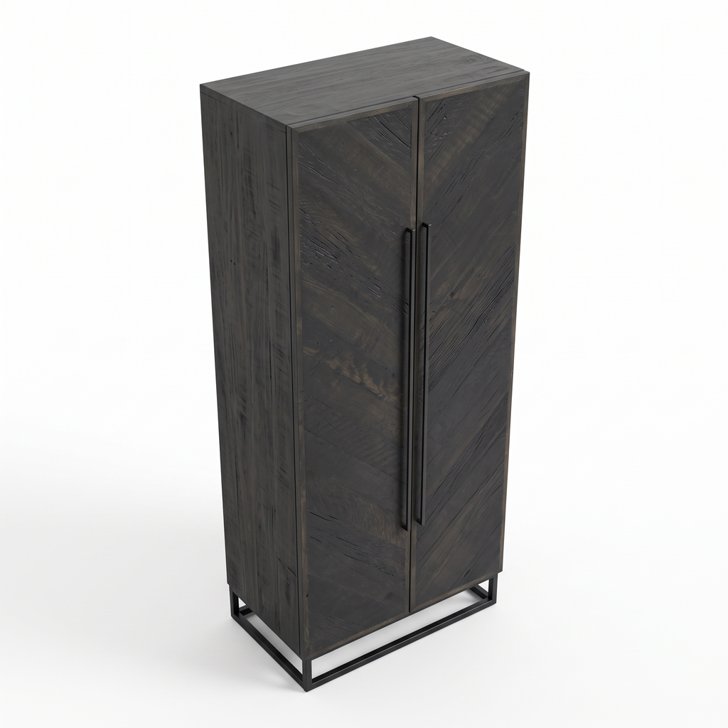 Linden Vale Wardrobe — White background angle 4